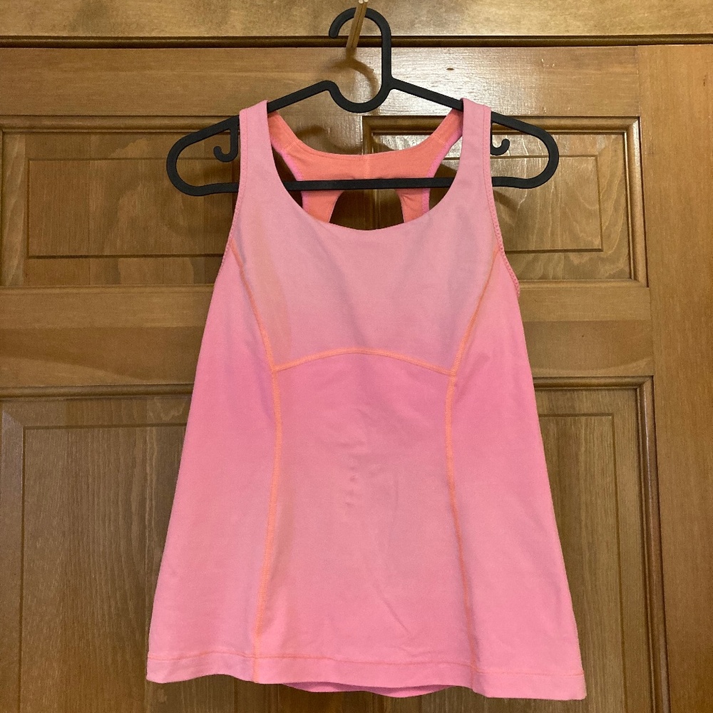 Lululemon Coral Mesh Tank, Size 8